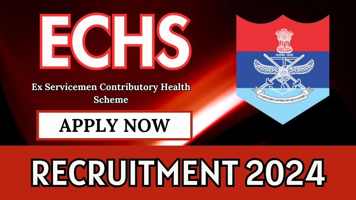 ECHS Govt Jobs 2024: DEO, Clerk, Chowkidar, More Vacancies, Diploma Pass Jobs in Bihar