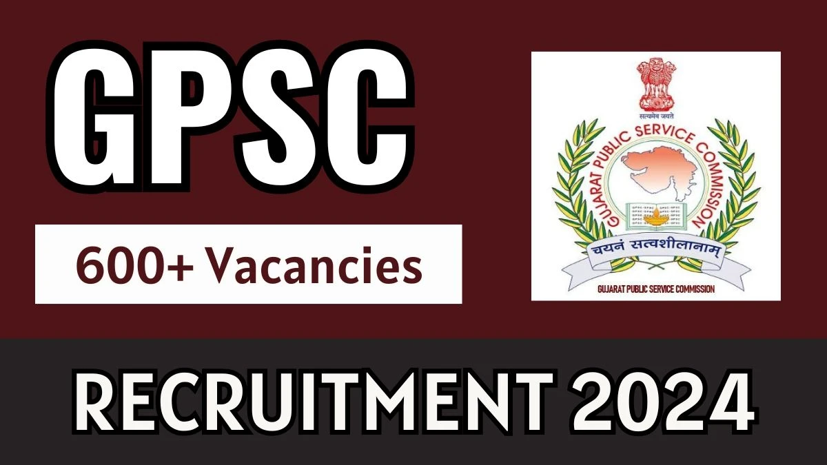 GPSC Gujarat Govt Jobs 2024: 605 AE, AEE, Executive Engineer, More Vacancies, Graduate Pass