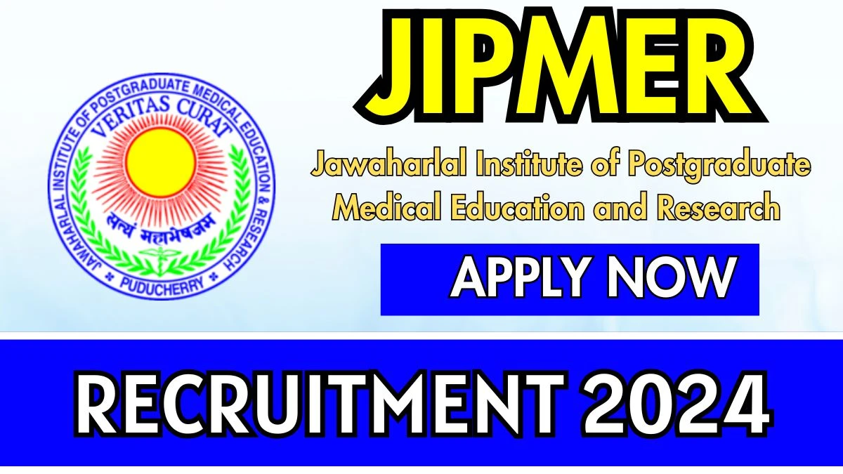 JIPMER Govt Jobs 2024: Scientist C Vacancies, PG Pass Jobs in Puducherry