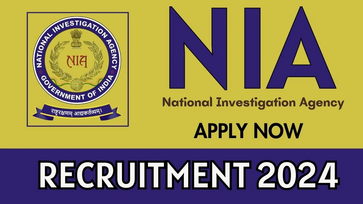 NIA Recruitment 2024: 164 Inspector, SI, More Vacancies, Graduate Pass Jobs in Across India