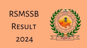 RSMSSB Result 2024 To Be Released at rsmssb.rajasthan.gov.in Download the Result for the Lower Division Clerk and Junior Assistant - 26 Nov 2024