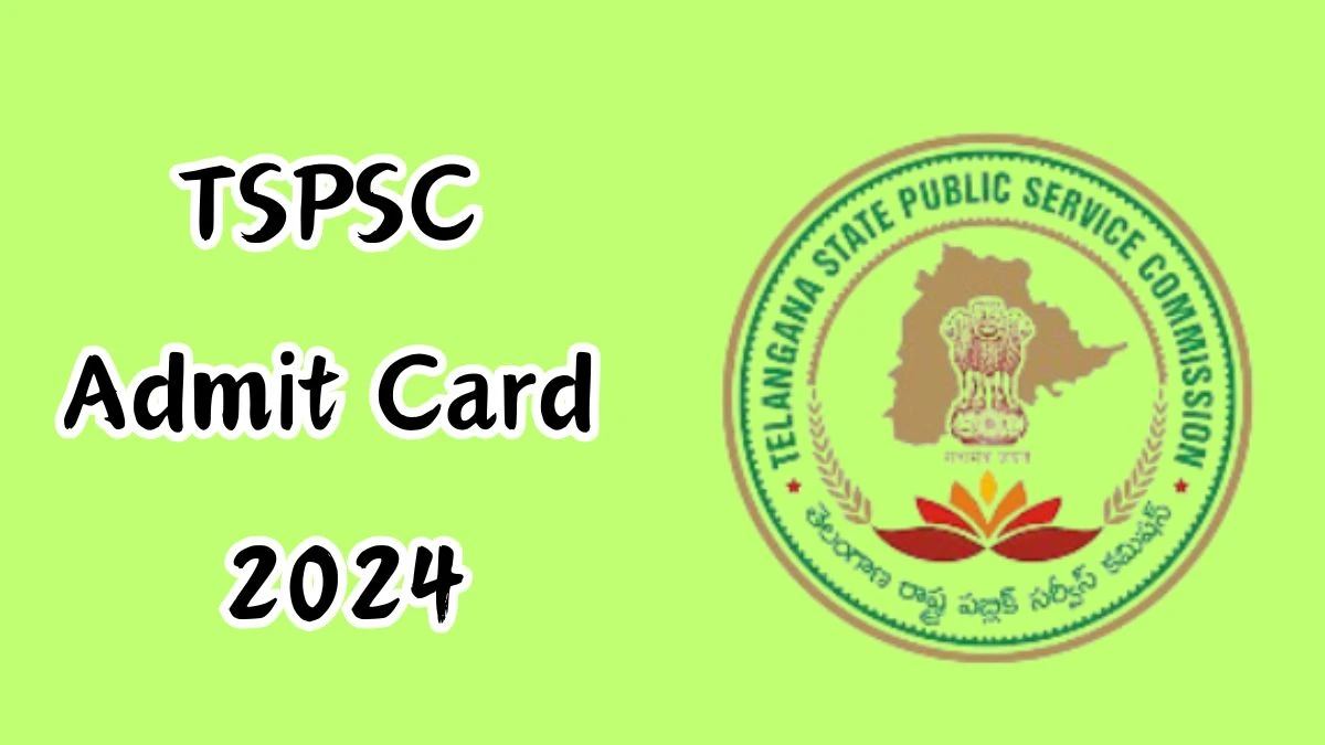 TSPSC Admit Card 2024 will be declared soon tspsc.gov.in Steps to Download Hall Ticket for Group 3 - 09 Nov 2024