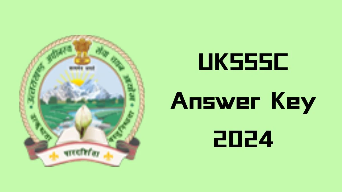 UKSSSC Answer Key 2024 to be declared at sssc.uk.gov.in, Instructor Download PDF Here - 21 Nov 2024