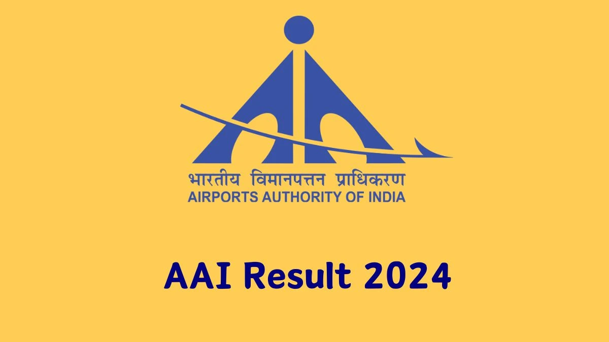 AAI Result 2024 Announced. Direct Link to Check AAI Senior Assistant Result 2024 aai.aero - 13 Dec 2024