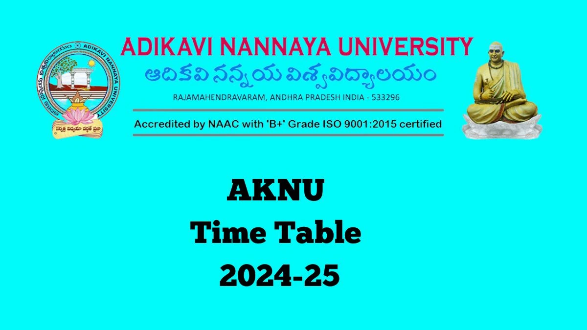 AKNU Time Table 2024-25 (Released) aknu.edu.in Download AKNU Date Sheet Here