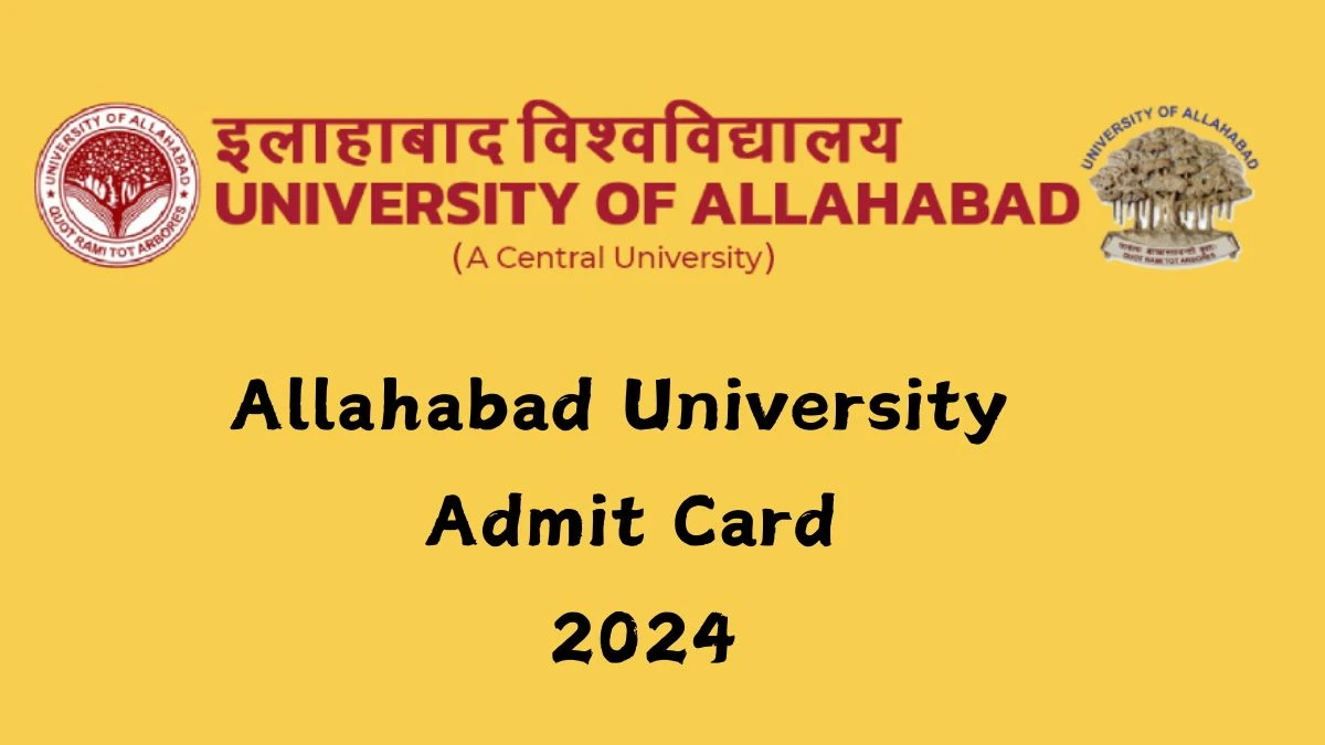 Allahabad University Admit Card 2024 Release Direct Link to Download Allahabad University Multi tasking staff and Other Posts Admit Card allduniv.ac.in - 09 Dec 2024