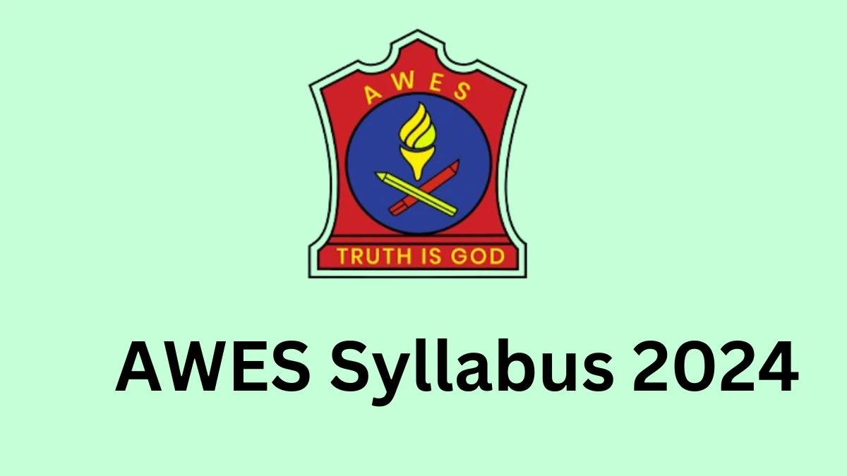 AWES Syllabus 2024 Announced Download AWES Exam pattern at awesindia.com - 17 Dec 2024