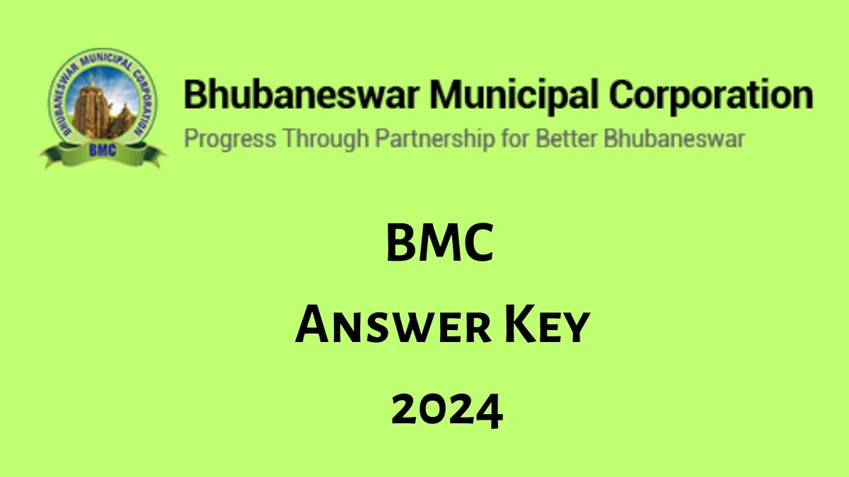 BMC Answer Key 2024 to be out for Executive Assistant: Check and Download answer Key PDF @ bmc.gov.in - 09 Dec 2024