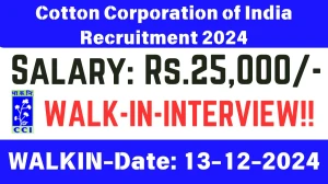 Cotton Corporation of India New Govt Job Vacancy in Rajkot: Temporary Office staff Vacancies, Graduate, B.Com Pass Apply Now