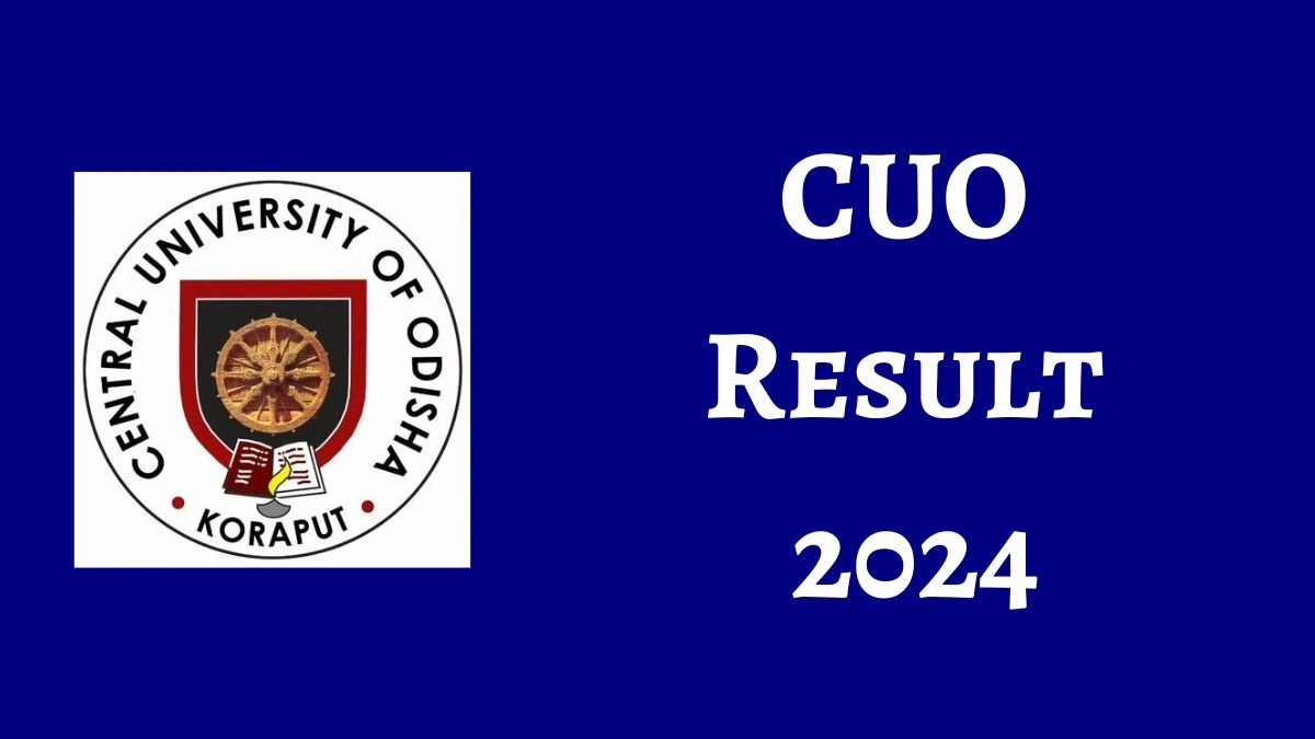 CUO Result 2024 Released cuo.ac.in Check B.Sc. Hons. in Animal Husbandry and Dairying Sem Results, Details Here - 13 Dec 2024