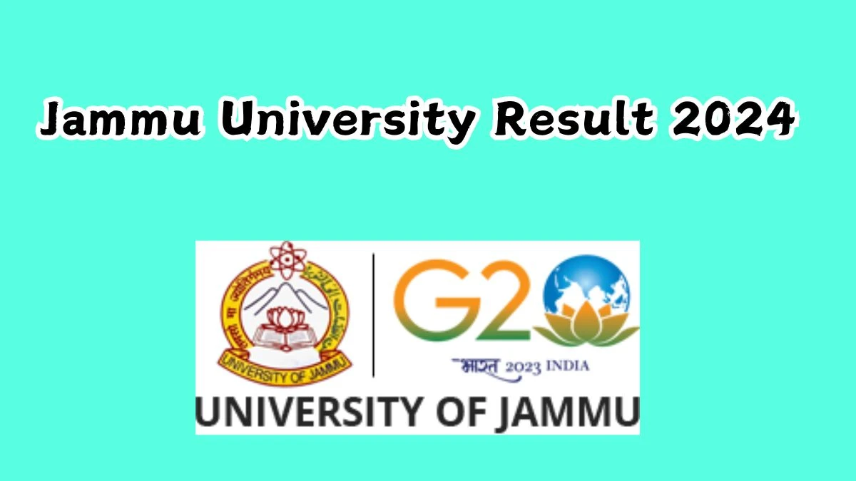 Jammu University Result 2024 (Announced) at jammuuniversity.ac.in BDS 2nd Prof Exam Link Here