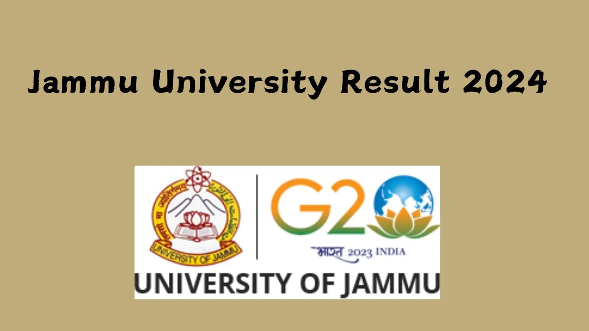 Jammu University Result 2024 (Announced) at jammuuniversity.ac.in MDP 4th Sem Exam Link Here