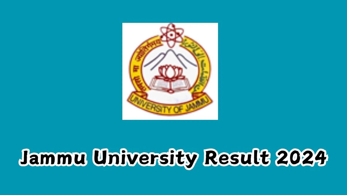 Jammu University Result 2024 Declared jammuuniversity.ac.in Professor Check Jammu University Merit List Here - 19 Dec 2024