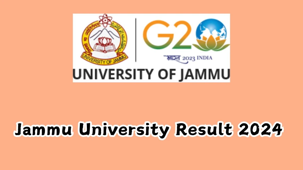 Jammu University Result 2024 (Released) at jammuuniversity.ac.in UG 6th Semester CBCS Exam Link Here