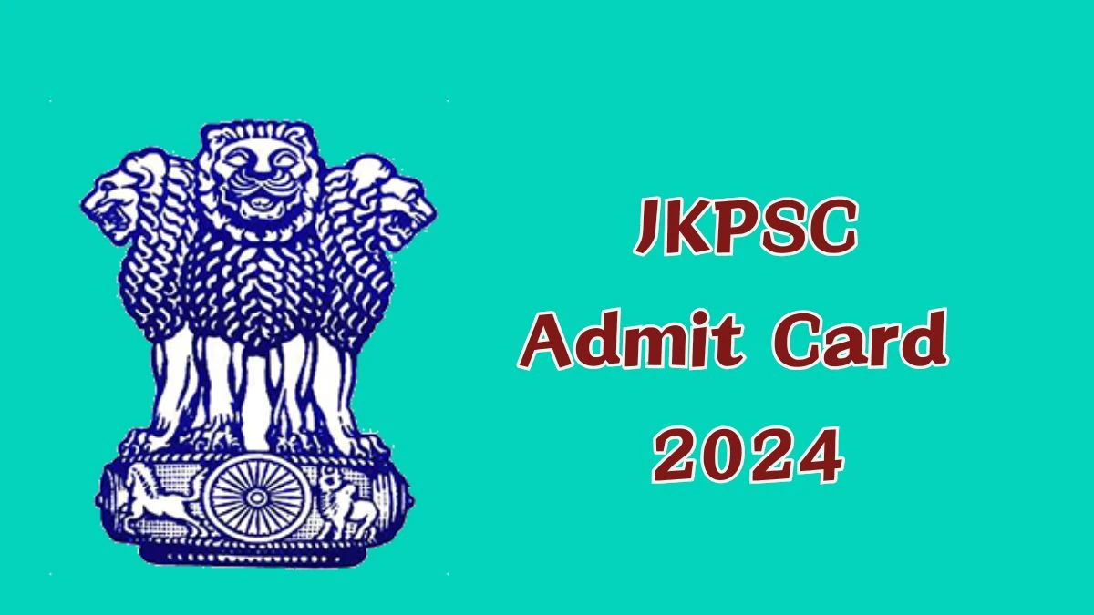 JKPSC Admit Card 2024 will be declared soon jkpsc.nic.in Steps to Download Hall Ticket for Lecturer - 11 Dec 2024