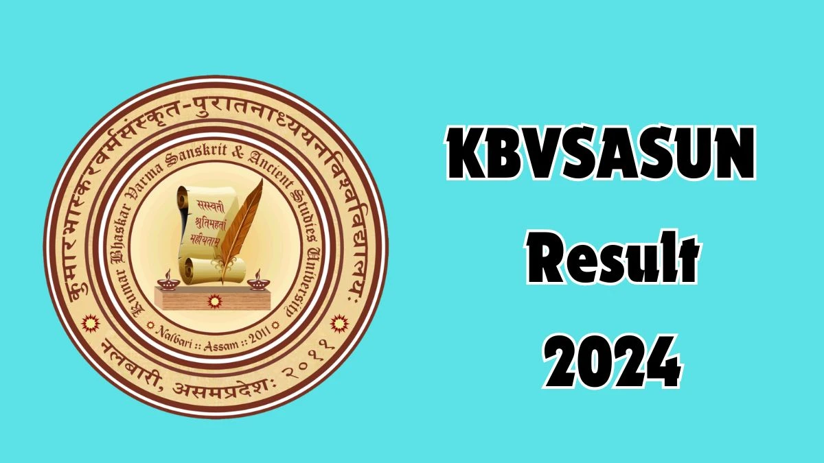 KBVSASUN Result 2024 Declared kbvsasun.ac.in Controller Check KBVSASUN Merit List Here - 12 Dec 2024