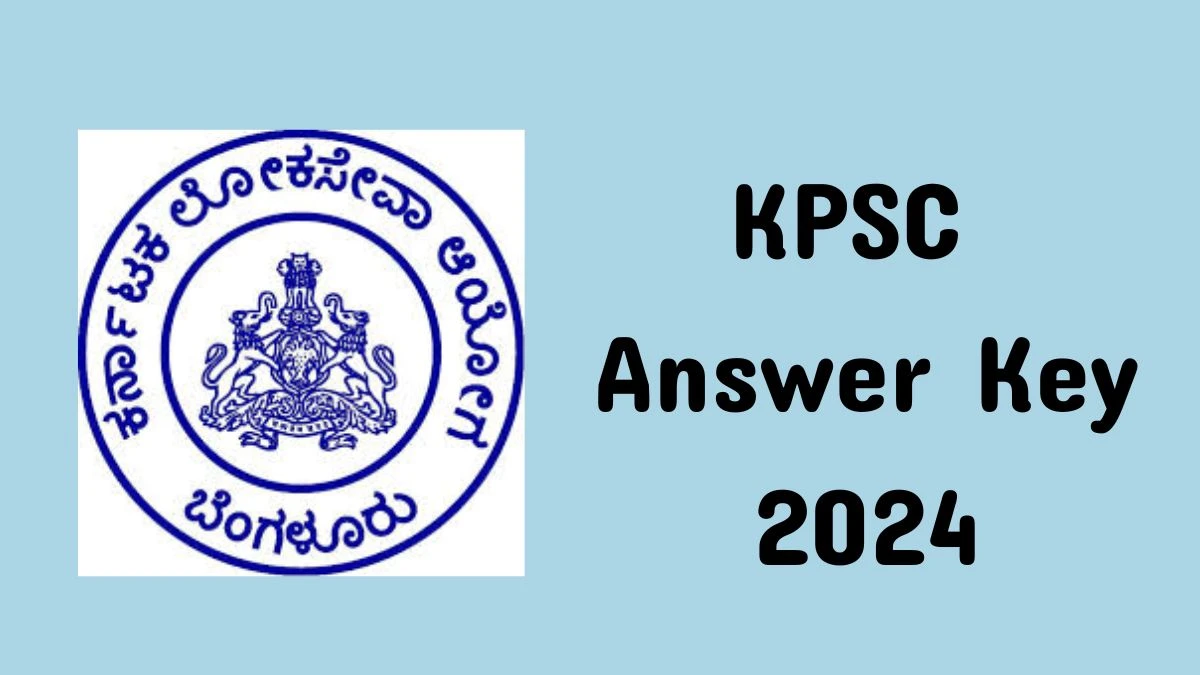 KPSC Answer Key 2024 Released Download Panchayat Development Officer PDF here at kpsc.kar.nic.in - 19 Dec 2024