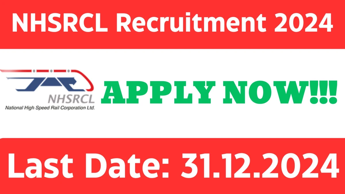 NHSRCL Govt Job Vacancy 2024: Senior Expert Vacancies, B.Tech Pass Jobs in Ahmedabad