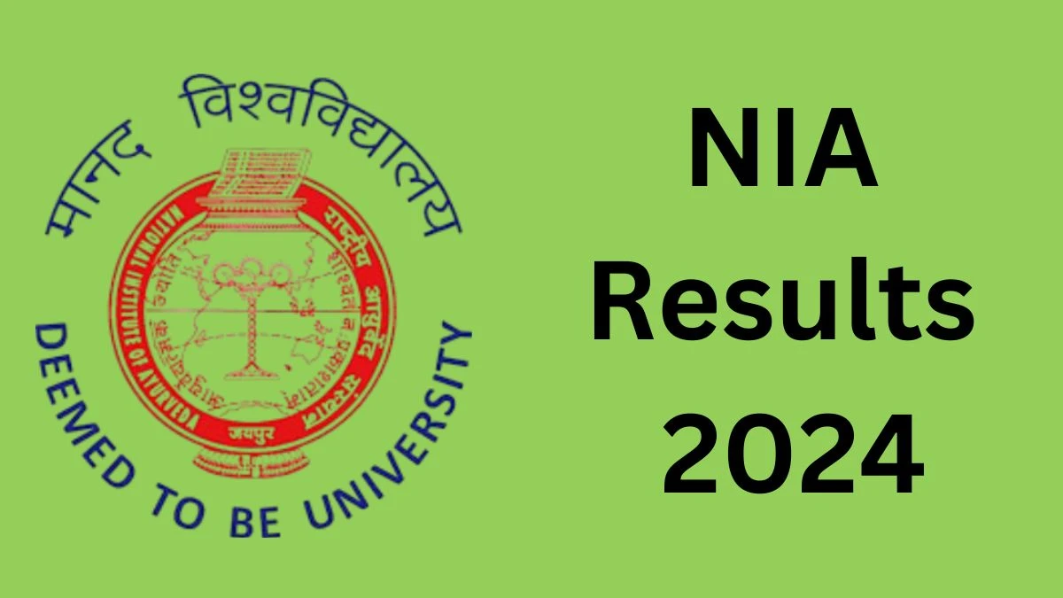 NIA Results 2024 (Declared) nia.nic.in Check Result for MD Part II Odd Batch 2020 Nov. 2024 Examination Result 2024