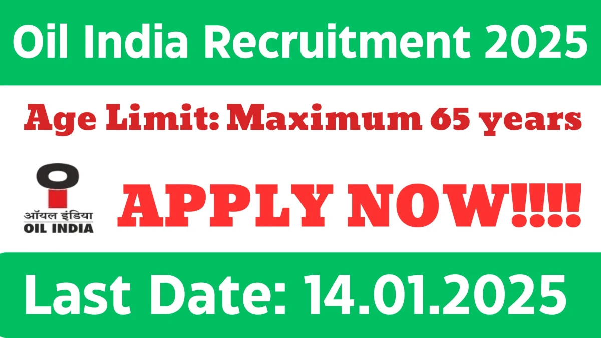 Oil India Recruitment of Domain Expert 2025: Apply for Domain Expert Vacancy at oil-india.com