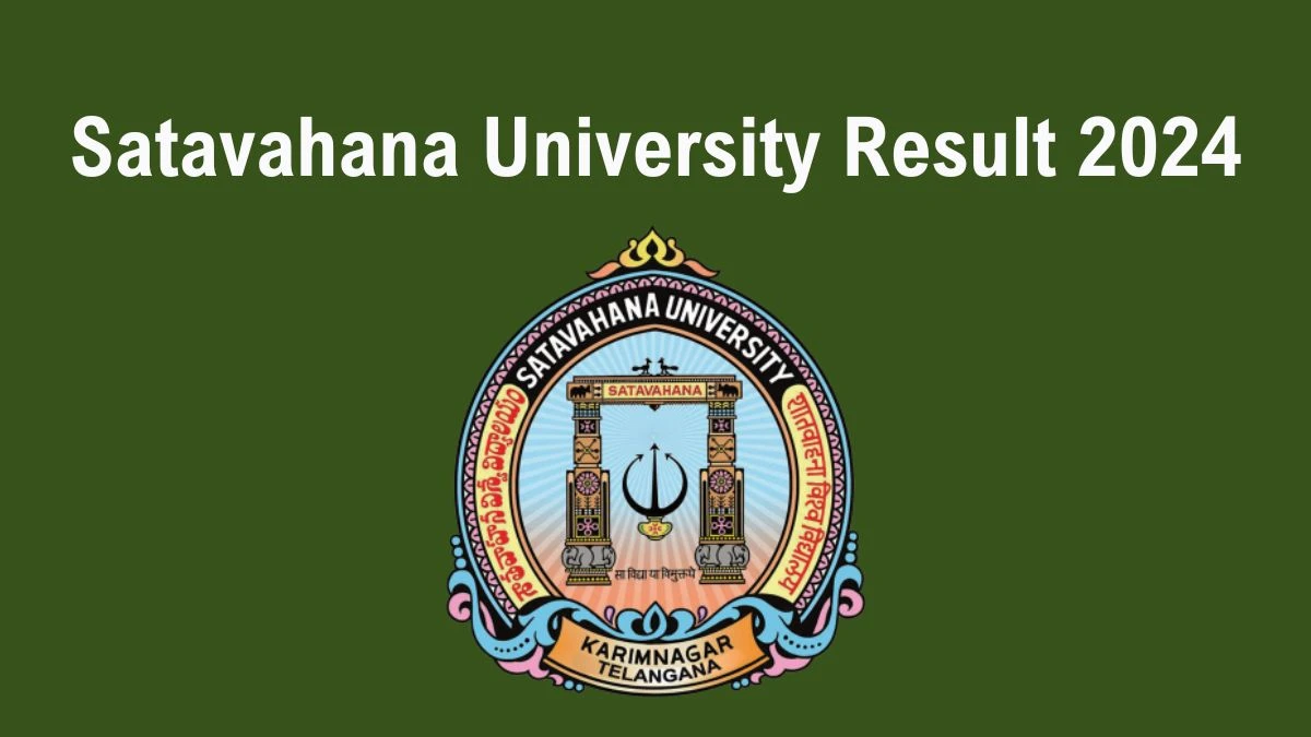 Satavahana University Result 2024 (OUT) at satavahana.ac.in Direct Result Link Here