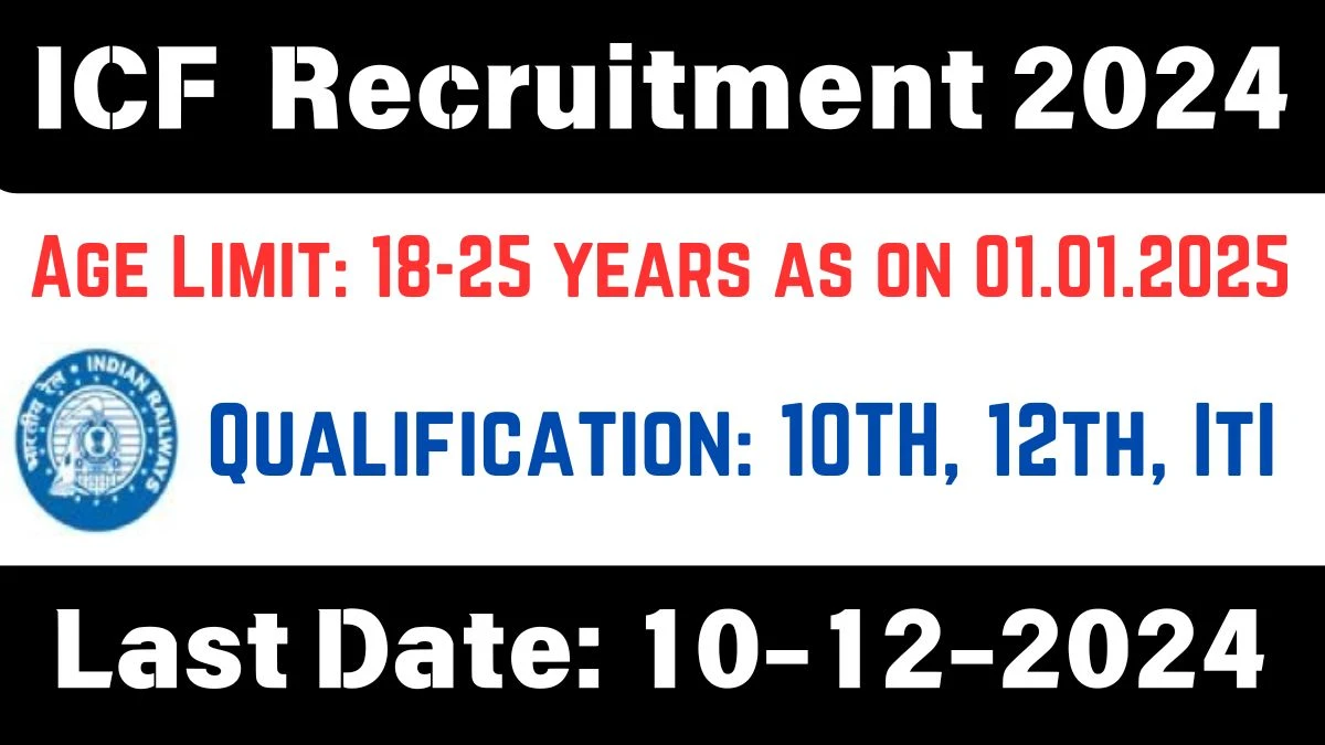 TN Govt Jobs Notifications 2024: Apply for ICF Sportspersons Job Vacancy in Chennai