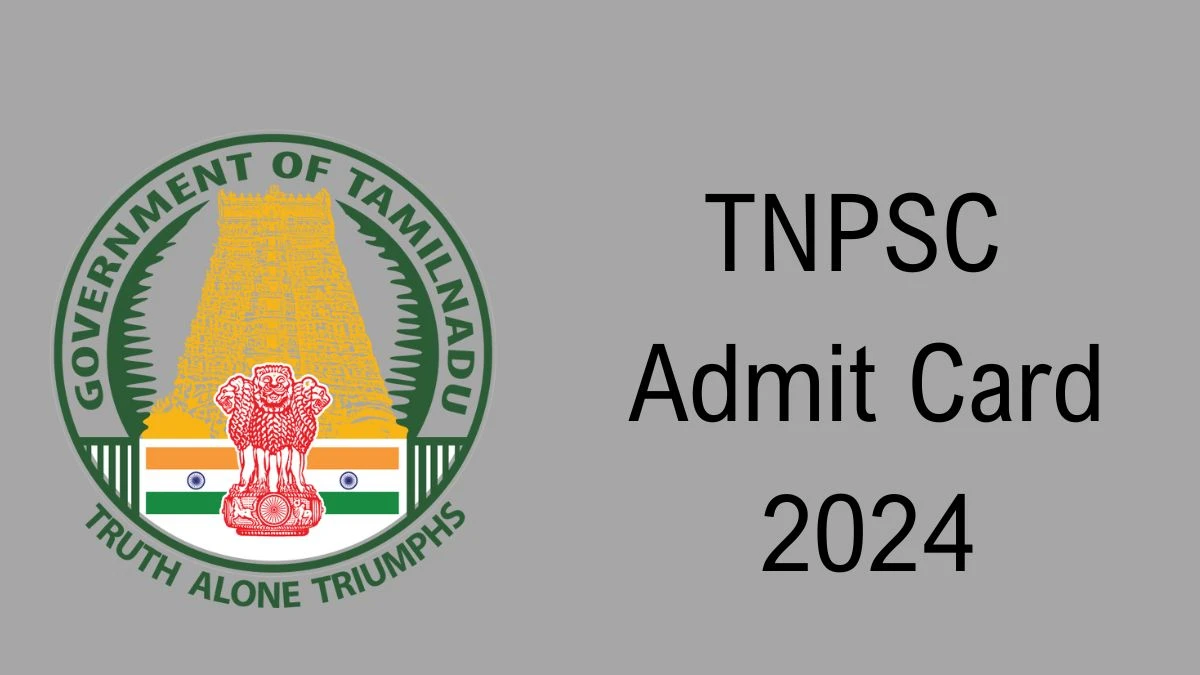 TNPSC Admit Card 2024 Release Direct Link to Download TNPSC Assistant Public Prosecutor Admit Card tnpsc.gov.in - 12 Dec 2024