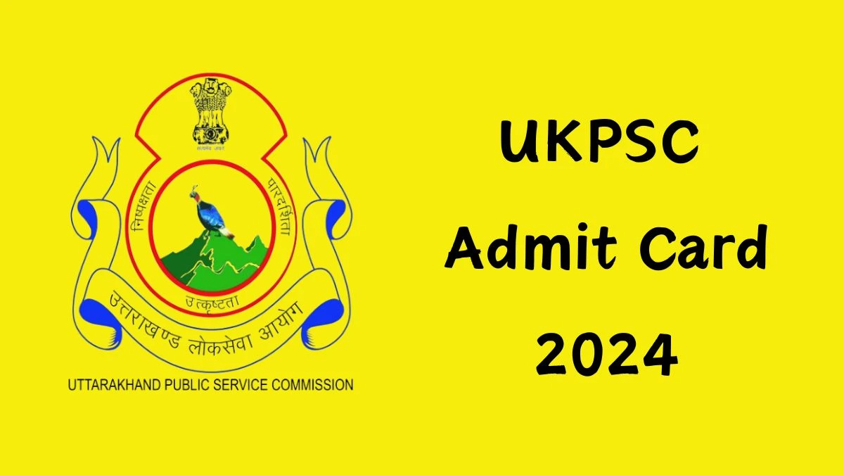 UKPSC Admit Card 2024 For Deputy Superintendent released Check and Download UKPSC Ticket, Exam Date @ psc.uk.gov.in - 04 Dec 2024