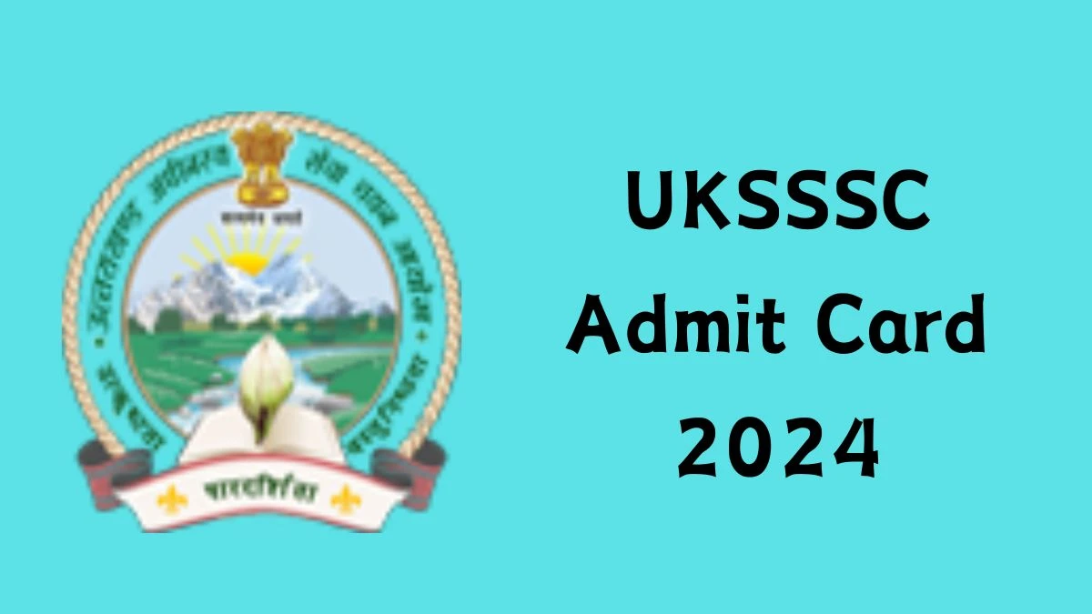 UKSSSC Admit Card 2024 Release Direct Link to Download UKSSSC Stenographer, PA and Other Posts Admit Card sssc.uk.gov.in - 03 Dec 2024