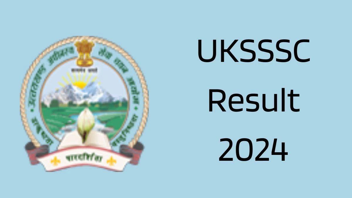 UKSSSC Result 2024 To Be Released at sssc.uk.gov.in Download the Result for the Stenographer - 10 Dec 2024