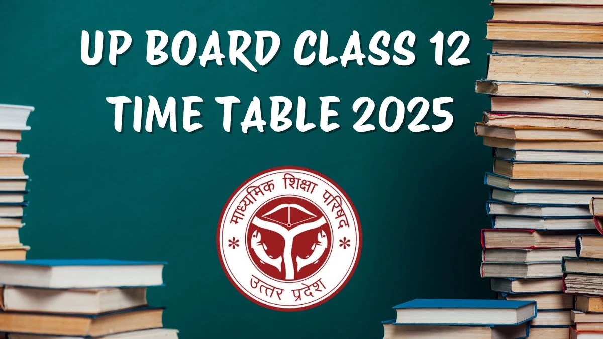 UP Board Class 12 Time Table 2025 Released: Download Now