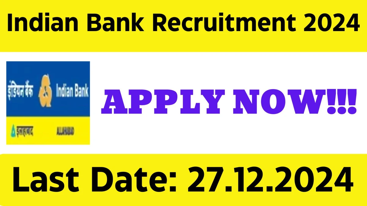 UP Govt Job Vacancy 2024: Apply for Indian Bank Authorised Doctor Jobs in Bahraich