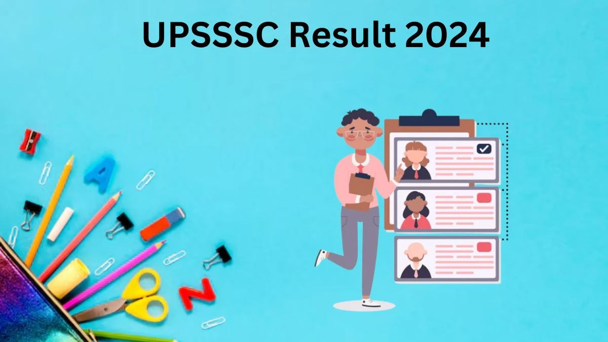 UPSSSC Result 2024 Declared upsssc.gov.in Junior Analyst (Food) Check UPSSSC Merit List Here - 27 Dec 2024