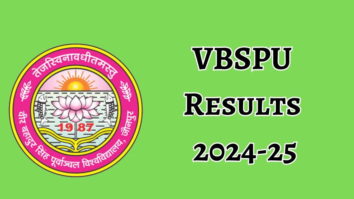 VBSPU Results 2024-25 (Out) at vbspu.ac.in Check BPES Result 2024-25 Here