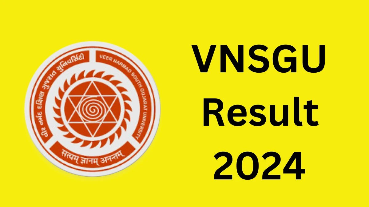 VNSGU Result 2024 (Declared) at vnsgu.ac.in Check Master Of Arts Exam