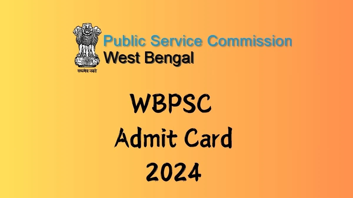 WBPSC Admit Card 2024 Out Direct Link to Download WBPSC General Duty Medical Officer Admit Card wbpsc.gov.in - 21 Dec 2024