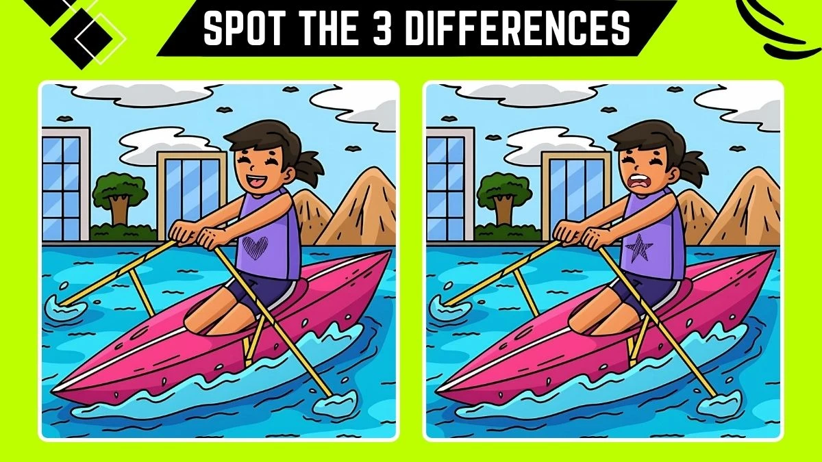 Spot the Difference Game: Only People with 50/50 Vision Can Spot the 3 Differences in this Image in 10 Secs