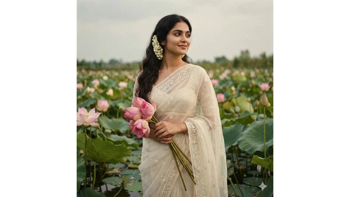 10 Google Gemini Lotus Pond AI Photo Editing Prompt for Girls