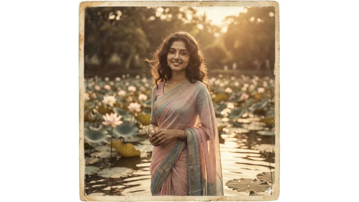 10 Google Gemini Lotus Pond AI Photo Editing Prompt for Girls