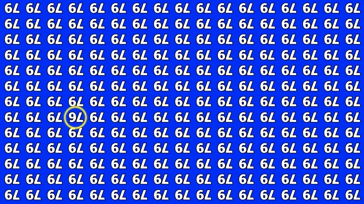 Optical Illusion IQ Test: Are You A Genius? Within 7 Seconds Spot The Inverted 76 among Inverted 79s