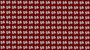 Optical Illusion: Within 5 Seconds Spot The Number 59 and 65 among 56s