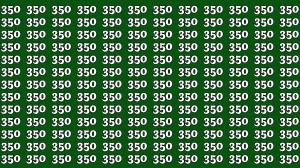 Optical Illusion 7 Seconds Challenge: Only People with Eagle Eyes Can spot the Number 330