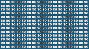 Optical Illusion IQ Test: Are You A Genius? Within 8 Seconds Spot The Inverted 80 among Inverted 08s