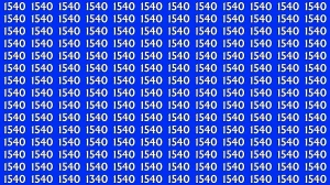 Optical Illusion: Within 6 Seconds Spot The Number 1340 among 1540