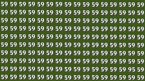 Optical Illusion: Within 7 Seconds Spot The Number 95 and 39 among 59s