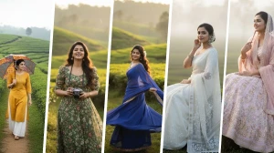Best 5 Gemini AI Prompts Copy Paste Solo Girl Portraits in Munnar Tea Gardens: C...