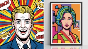 Trending Gemini AI Prompts to Convert Your Selfies into a Vibrant Pop-Art Portrait
