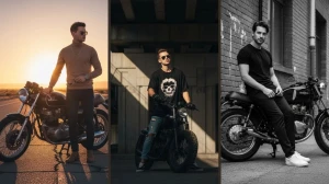 Trending Google Gemini AI 6 Ultra-Realistic Motorcycle Portrait Photo Prompts for Boys To Create Cinematic Motorcycle Portrait