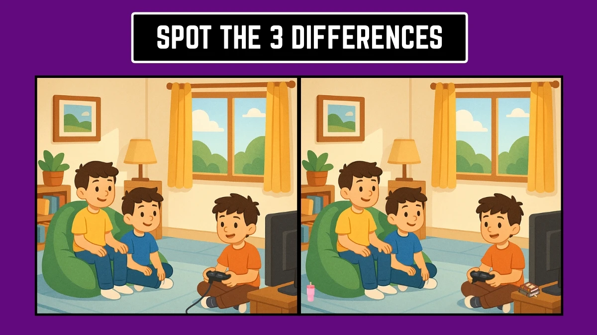 Brain Teaser: Are You Sharp Enough to Find 3 Differences in 8 Seconds?