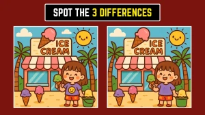Brain Teaser: Can You Find All 3 Differences in Just 7 Seconds?